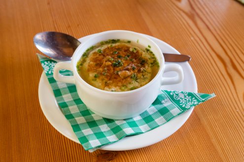 Kaspressknödelsuppe 