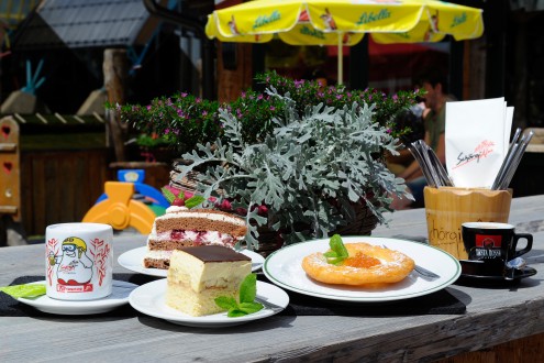 Hausgemachte Kuchen oder Torten